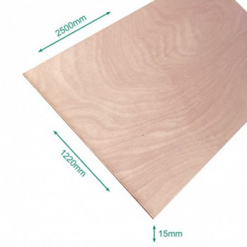 Panneau contreplaqué tout okoumé CTBX 2500 x 1220 x 5 mm FSC 100%