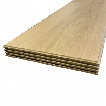 Lot de 4 panneaux "lisses" chêne clair 2500 x 300 x 10 mm PEFC 70%