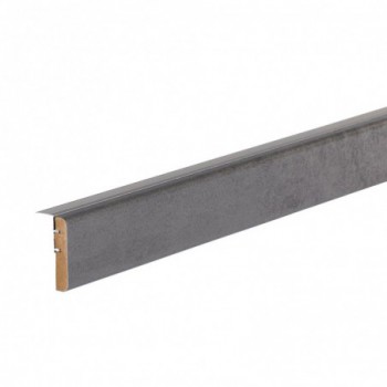 Profilé de transition rénovation d'escalier stratifié dark grey 1300 x 56 x 12 mm