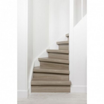 Lot de 3 planches palier rénovation d'escalier stratifié louisiana 2050 x 225 x 8 mm