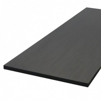 Tablette mélaminé Elegant Black 1200 x 300 x 18 mm .