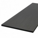 Tablette mélaminé Elegant Black 2500 x 400 x 18 mm .