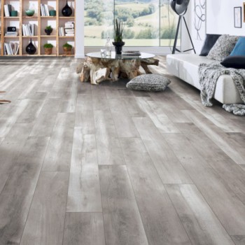 sol stratifié effet parquet  - ép 10 mm - black water oak - boite de 7 lames soit 1,73 m2 - KO Vintage Classic K413