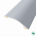 barre de seuil adhésive différence niveau aluminium coloris (03) argent Long 90 cm larg 3,8cm Ht 1,2cm