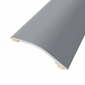 barre de seuil adhésive différence niveau aluminium coloris (25) acier Long 90 cm larg 3,8cm Ht 1,2cm