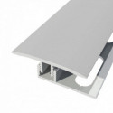 barre de seuil + base joint dilatation aluminium coloris (03) Aluminium argent Long 90 cm larg 3,5cm Ht 1,7cm