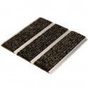 Tapis entrée clipsable aténéa anthracite long 110 cm x larg 3,3 cm ép 9 mm surf : 0,5 m²