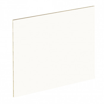 Crédence cuisine stratifiée HPL réversible blanc/pierre naturelle 3000 x 640 x 13,4 mm FSC